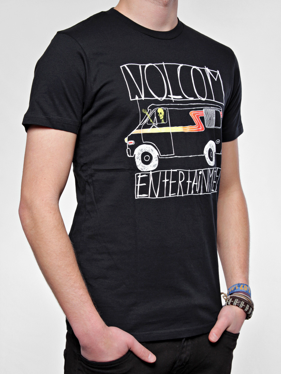 T-Shirt Volcom Going Places (blk)