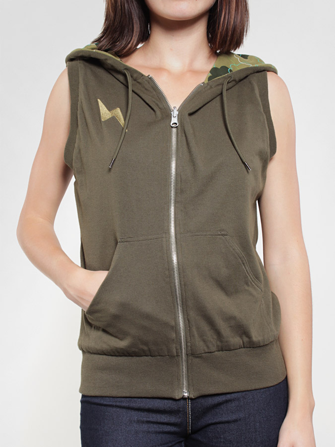 Bezrękawnik Nikita Jacqueline Wmn (olive/ army green)