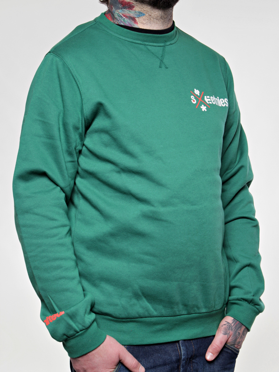 Bluza Etnies United Fleece Crew (kelly green)