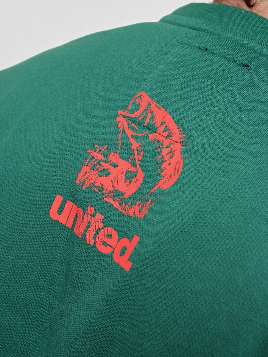 Bluza Etnies United Fleece Crew (kelly green)