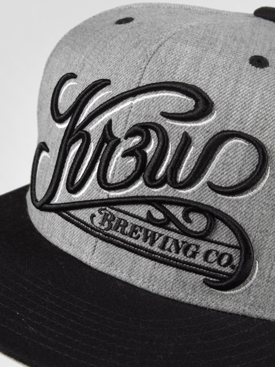 Czapka z daszkiem Kr3w Brew (grey heather)