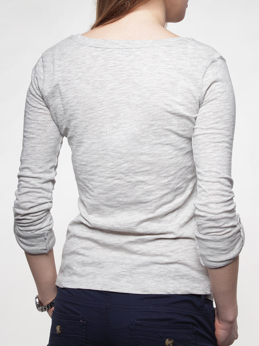 Longsleeve Roxy Xmwje982 Just Be Roxy Wmn (light heat grey) 