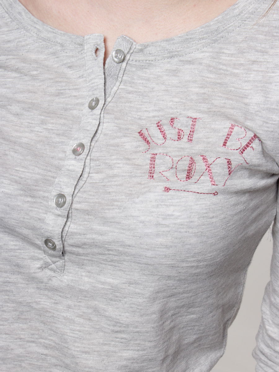 Longsleeve Roxy Xmwje982 Just Be Roxy Wmn (light heat grey) 