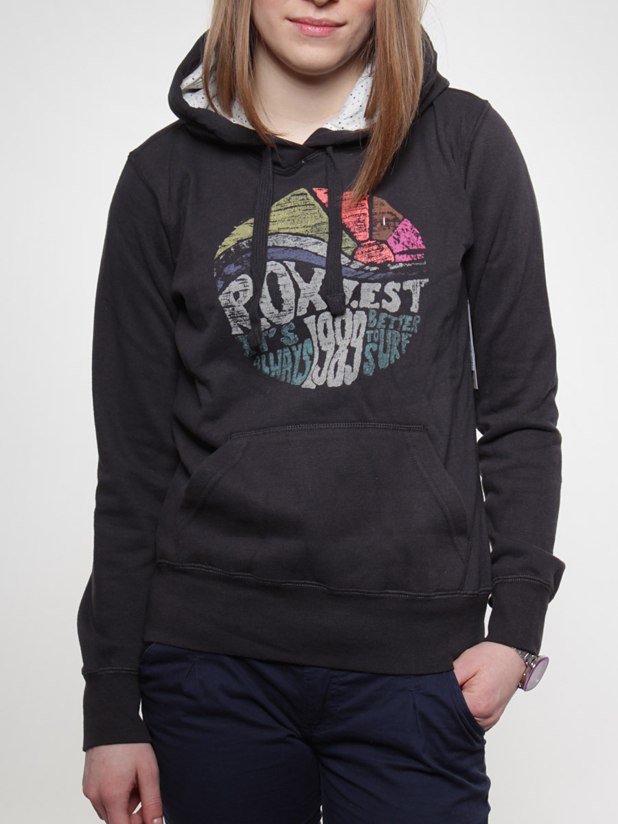Bluza z kapturem Roxy Xmwsw892 Wmn (graphite)
