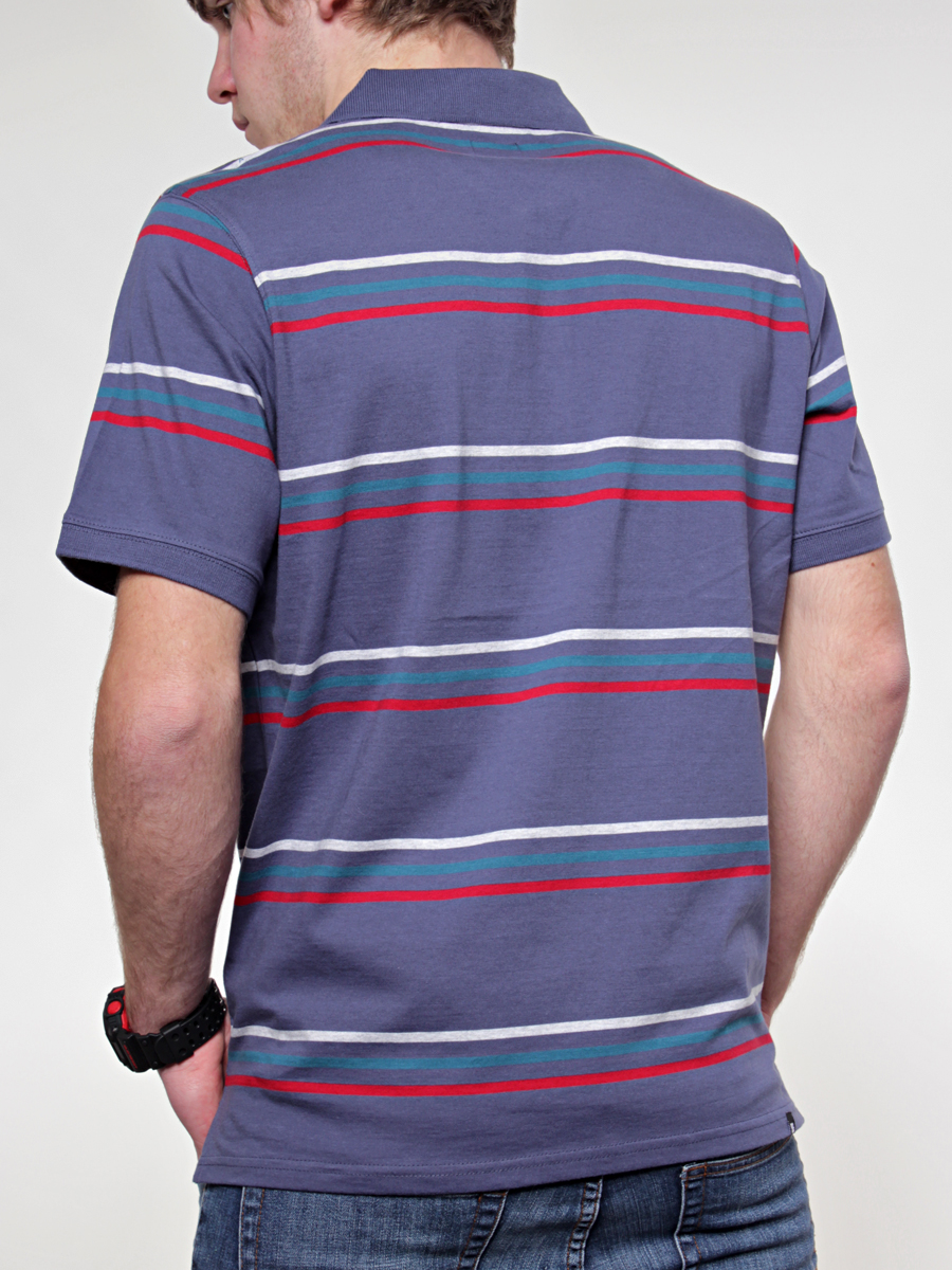 Koszulka polo DC Stripdoe (blue indigo)