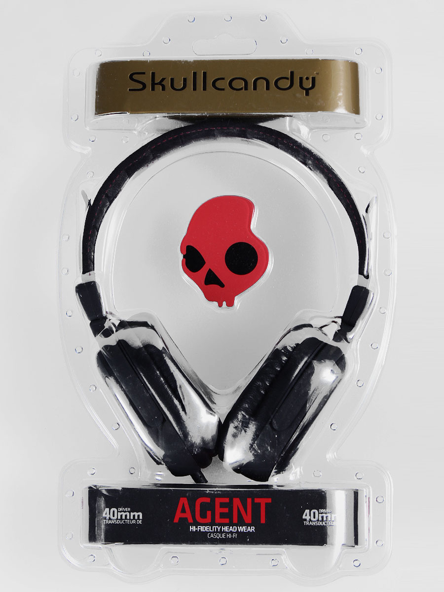 Słuchawki Skullcandy Agent (carbon red)
