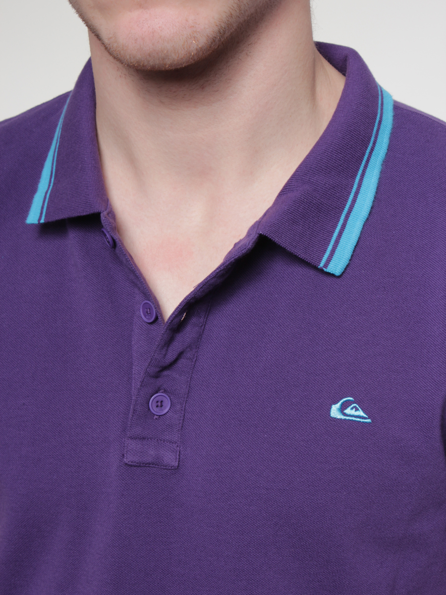 Koszulka polo Quiksilver KMMJE042 (purple) 