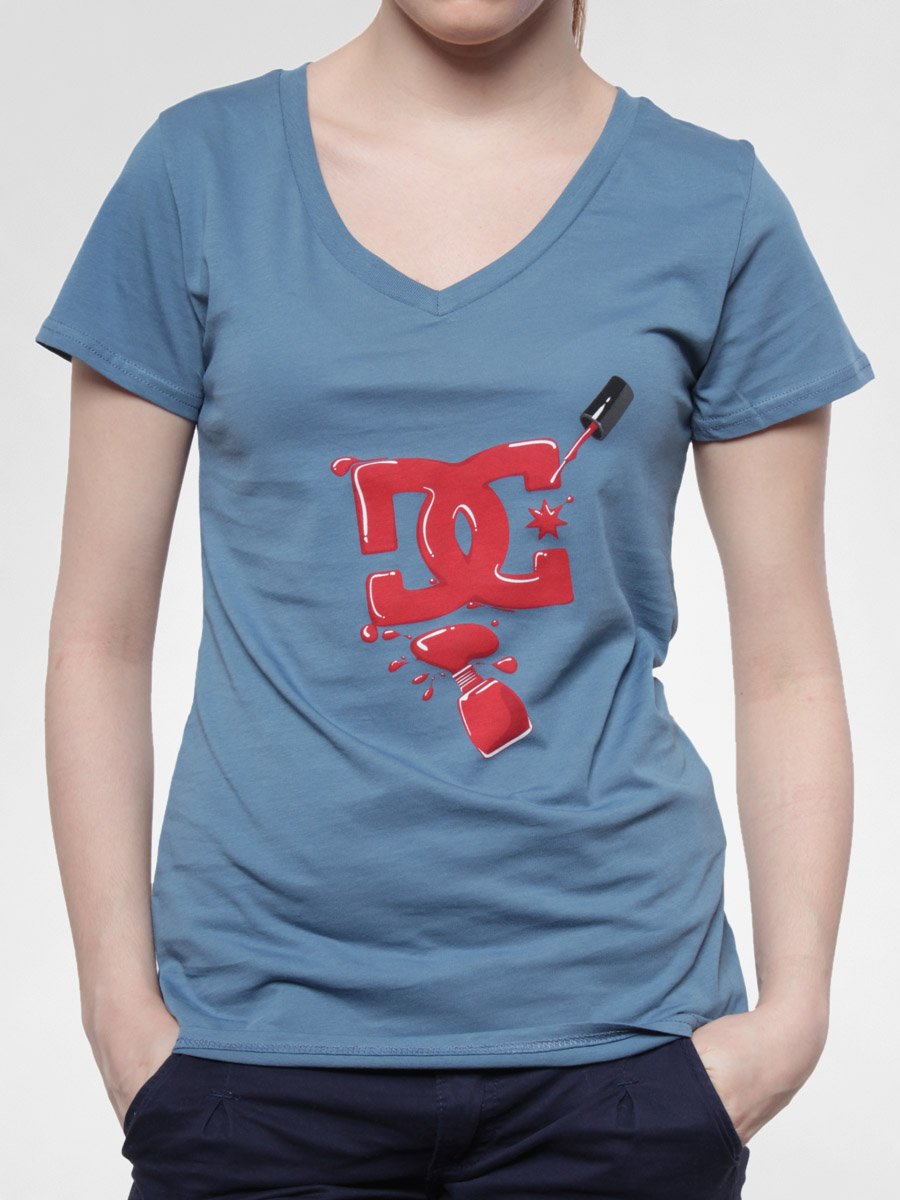 T-Shirt DC Nail Polish Wmn (bhzd)