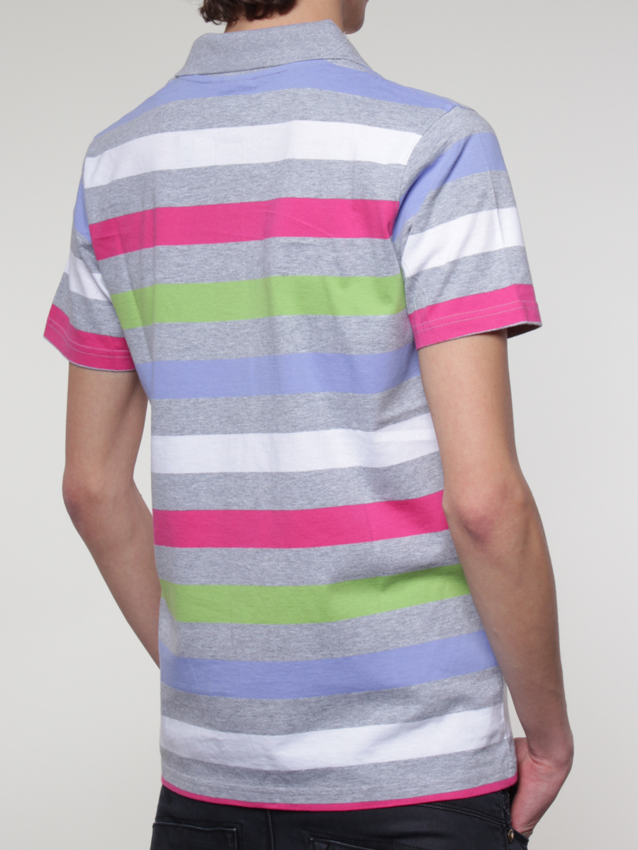 Koszulka polo Quiksilver KMMJE142 (light grey heat) 