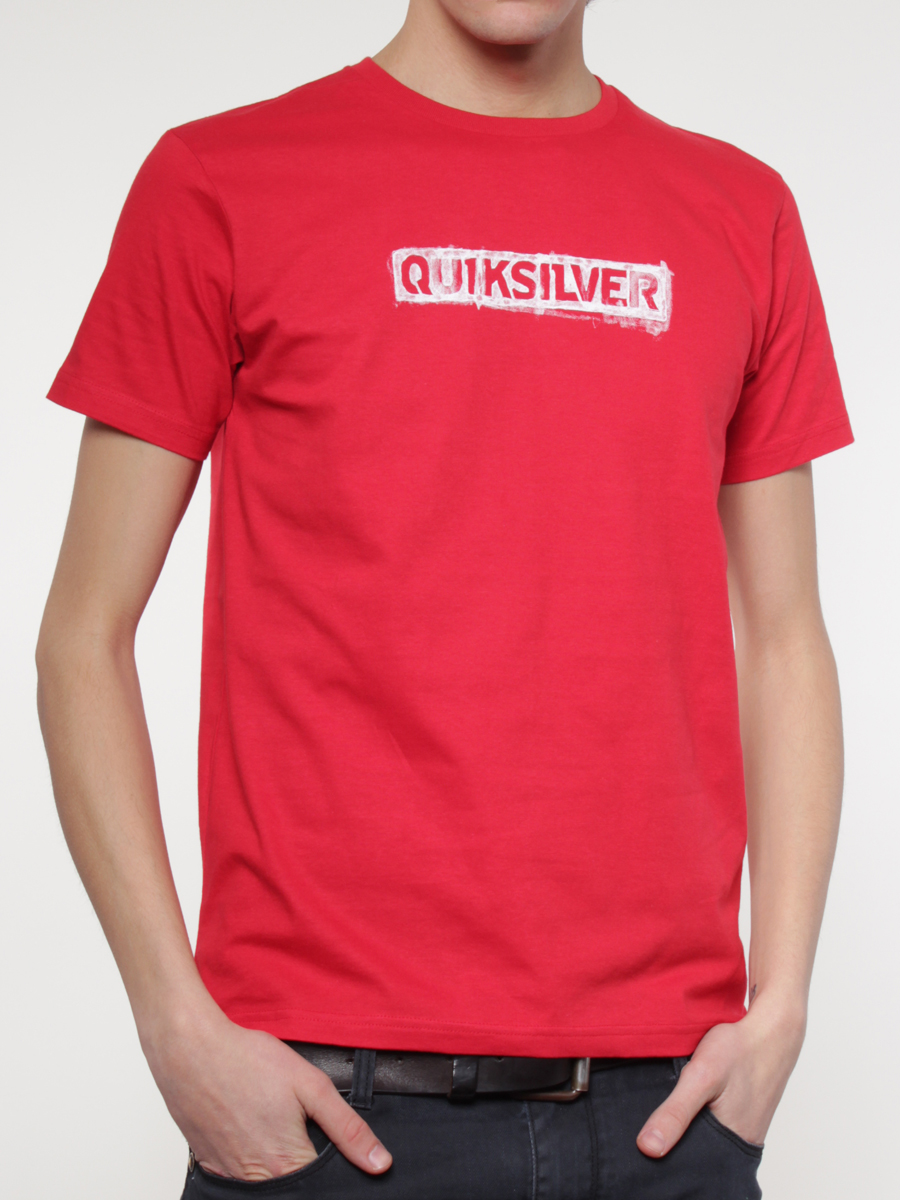T-Shirt Quiksilver KMMJE861 Corporate Lettring (quik red)