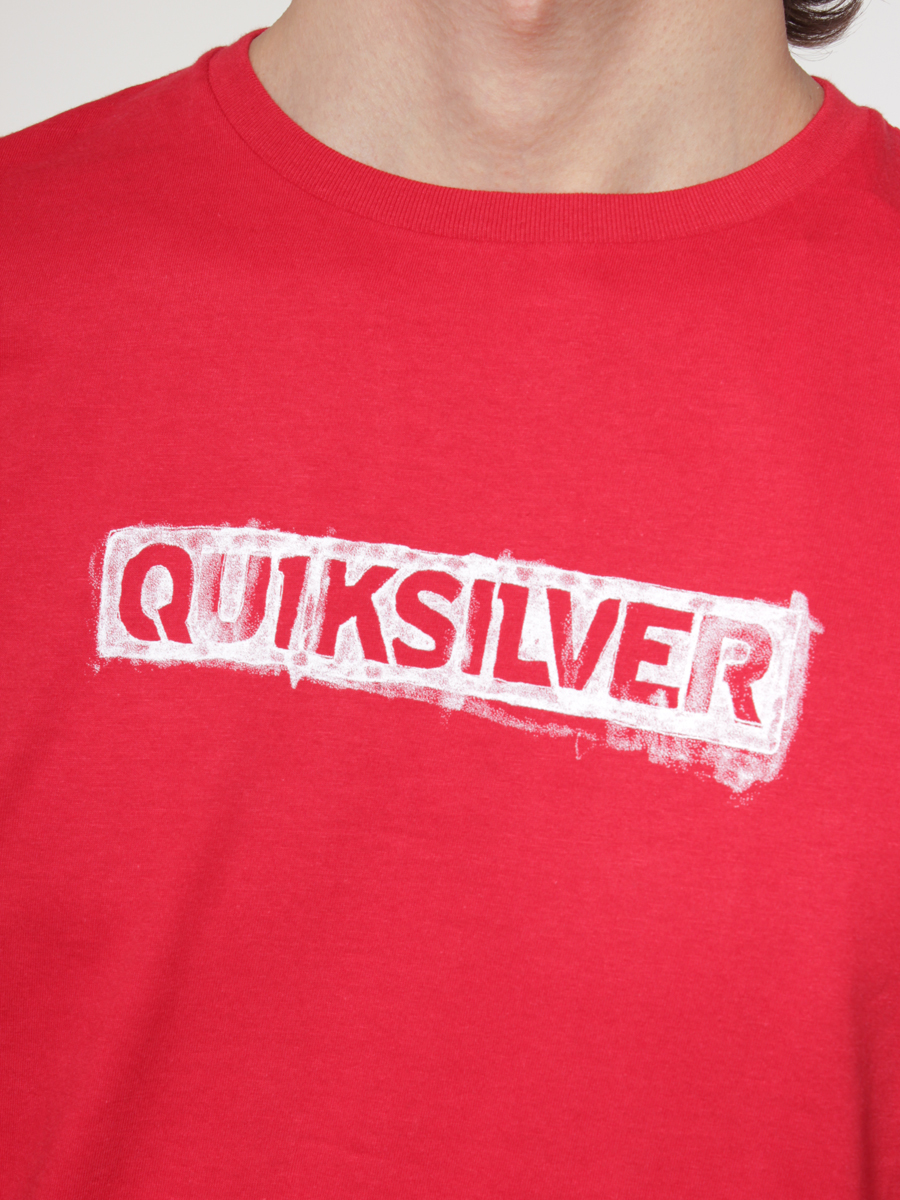 T-Shirt Quiksilver KMMJE861 Corporate Lettring (quik red)