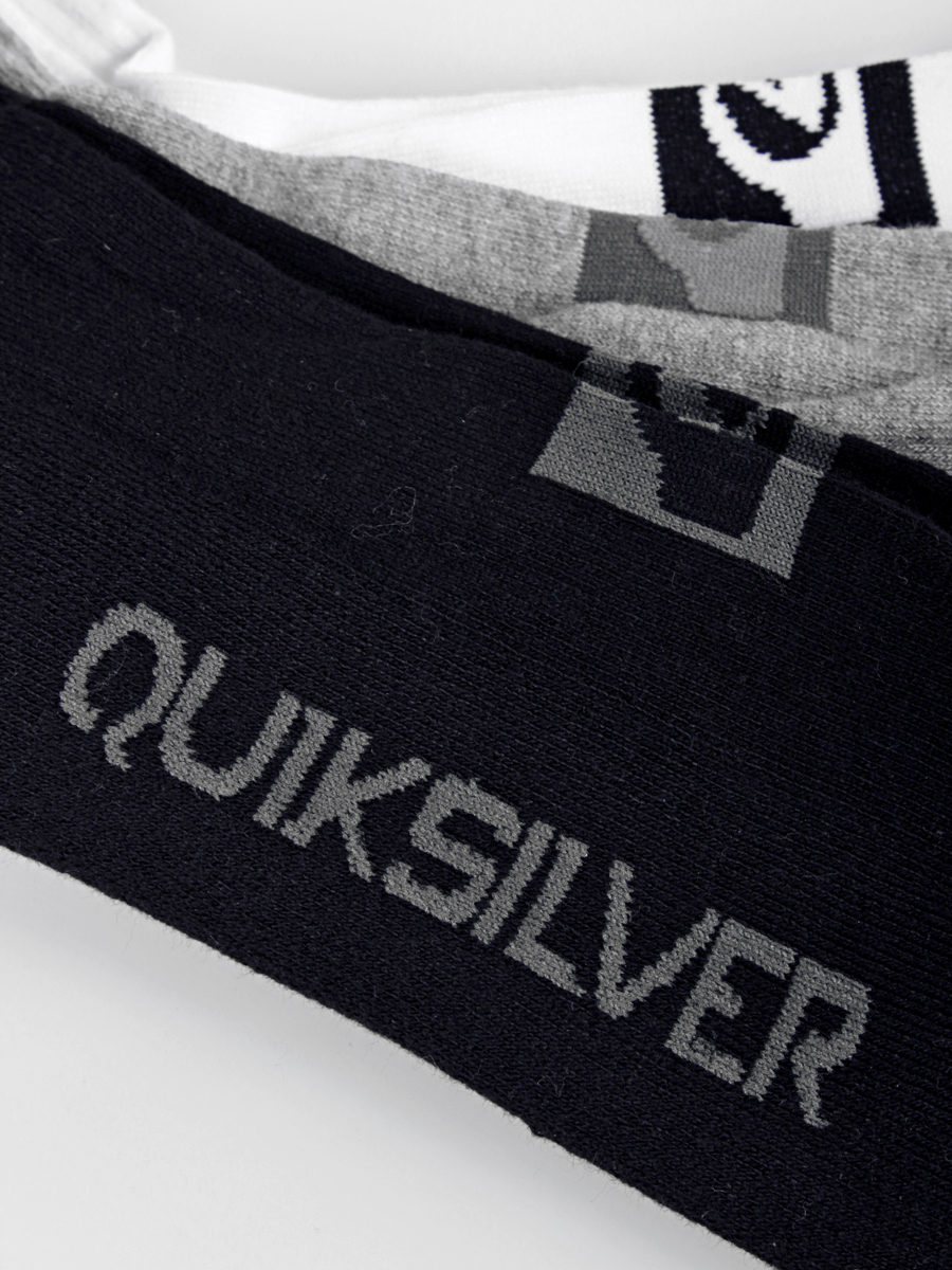 Skarpetki Quiksilver KMMSX011 3pk (medium grey hea) 
