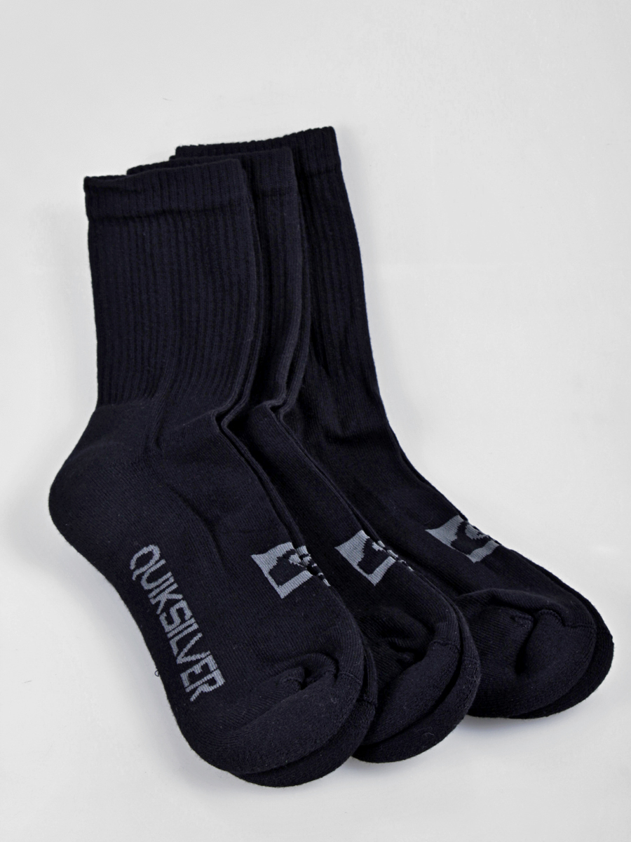 Skarpetki Quiksilver KMMSX011 3pk (black) 