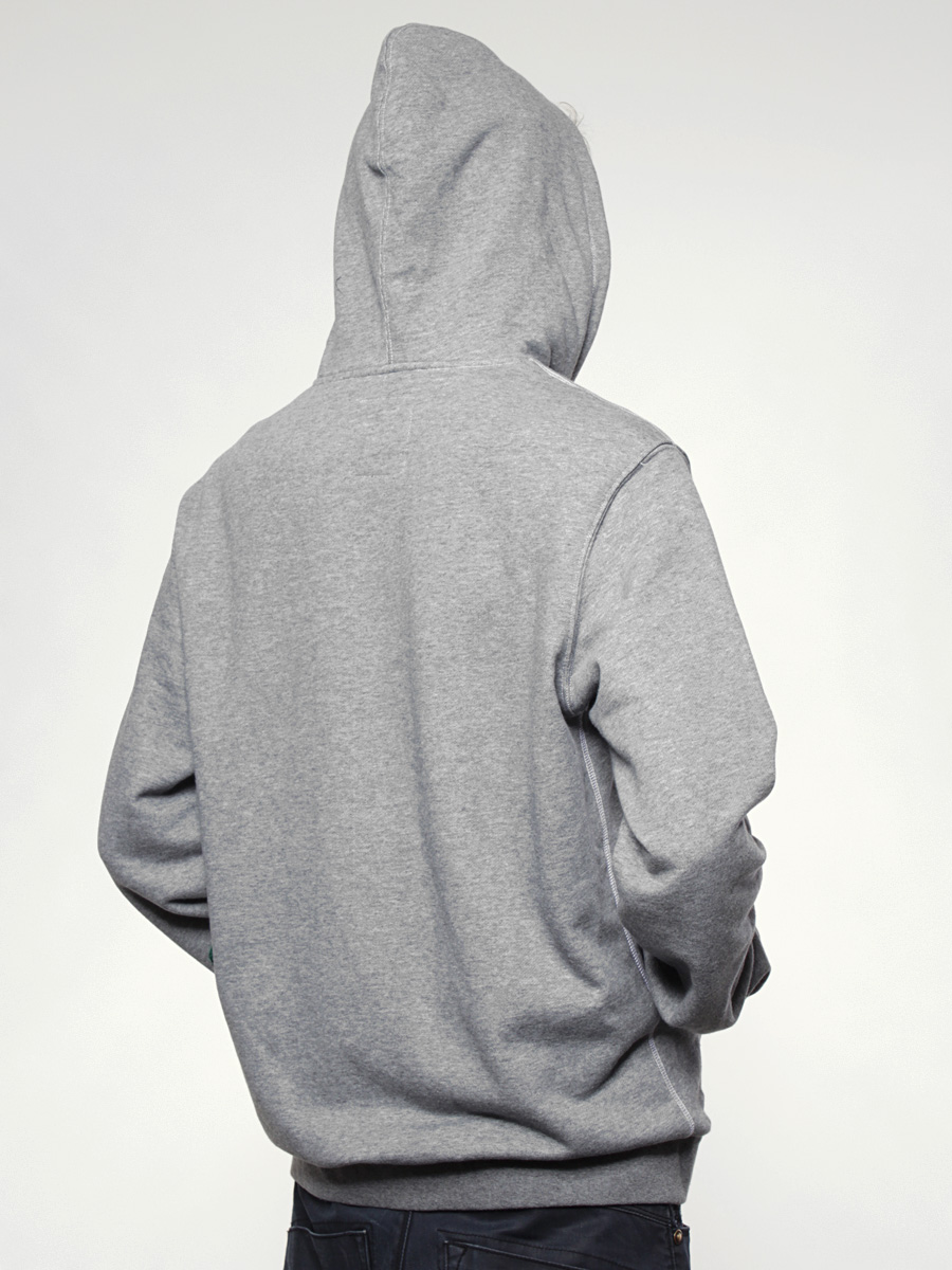 Bluza z kapturem Etnies Corporate Zip (grey/heather)