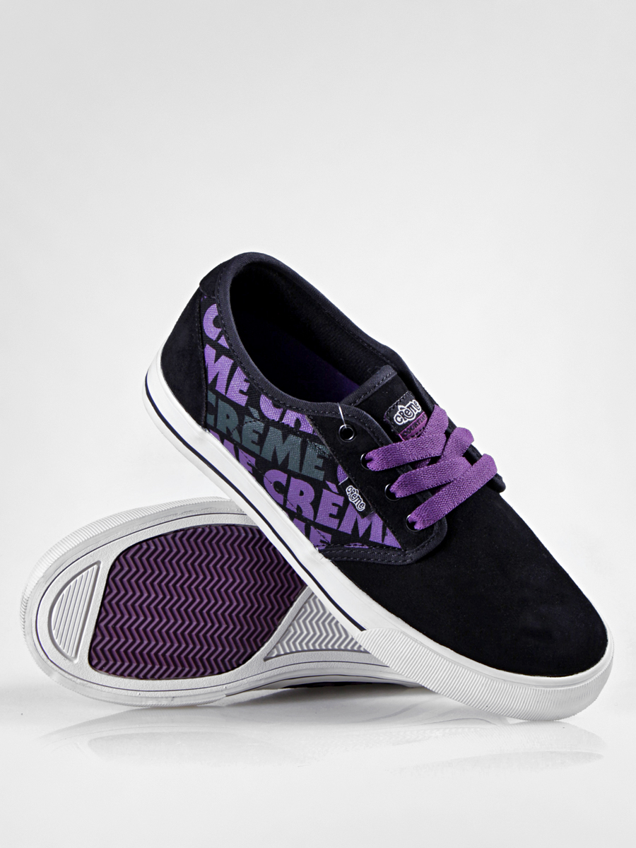 Buty Creme Courtyard (lettered black/grape)