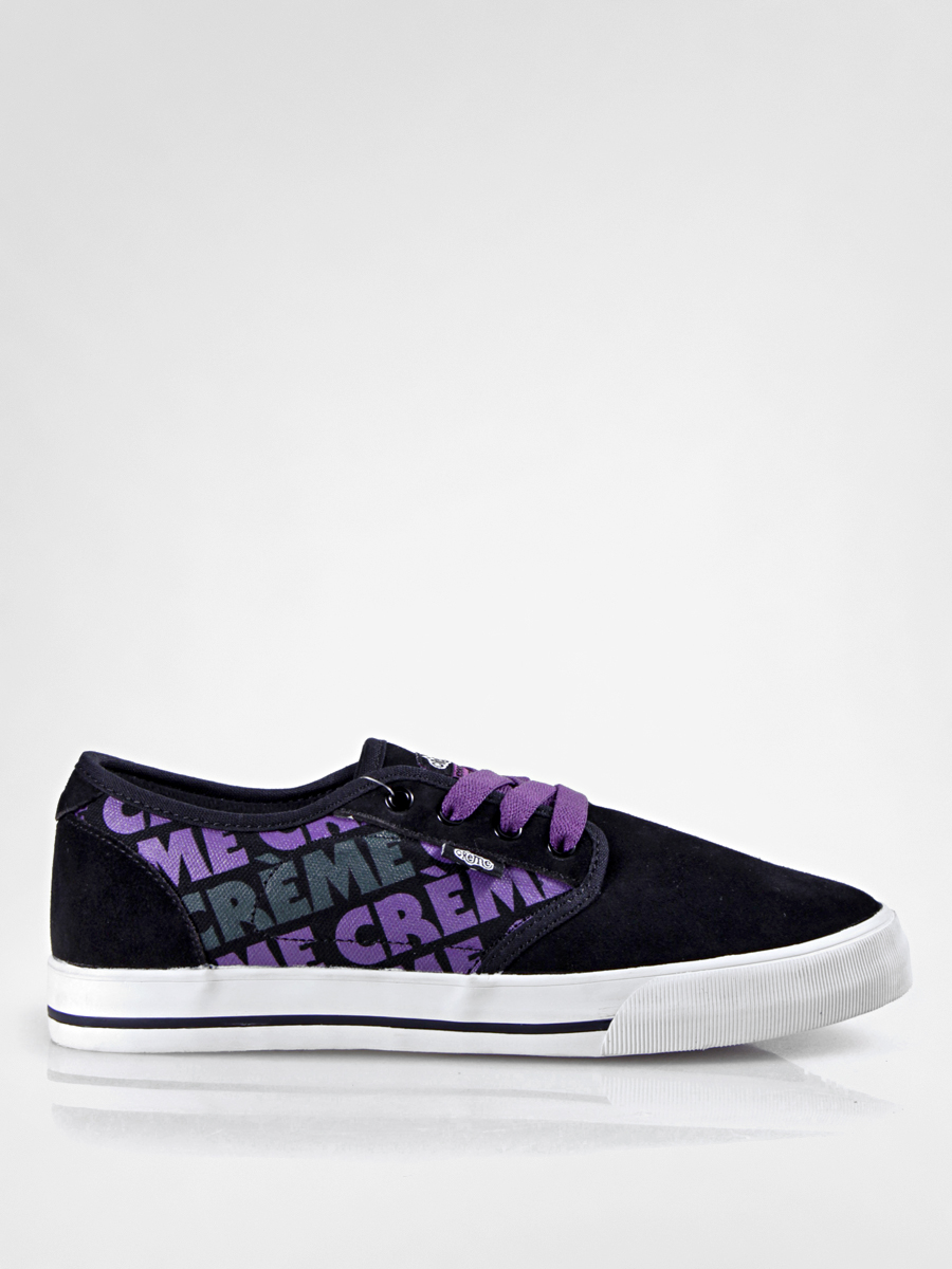 Buty Creme Courtyard (lettered black/grape)