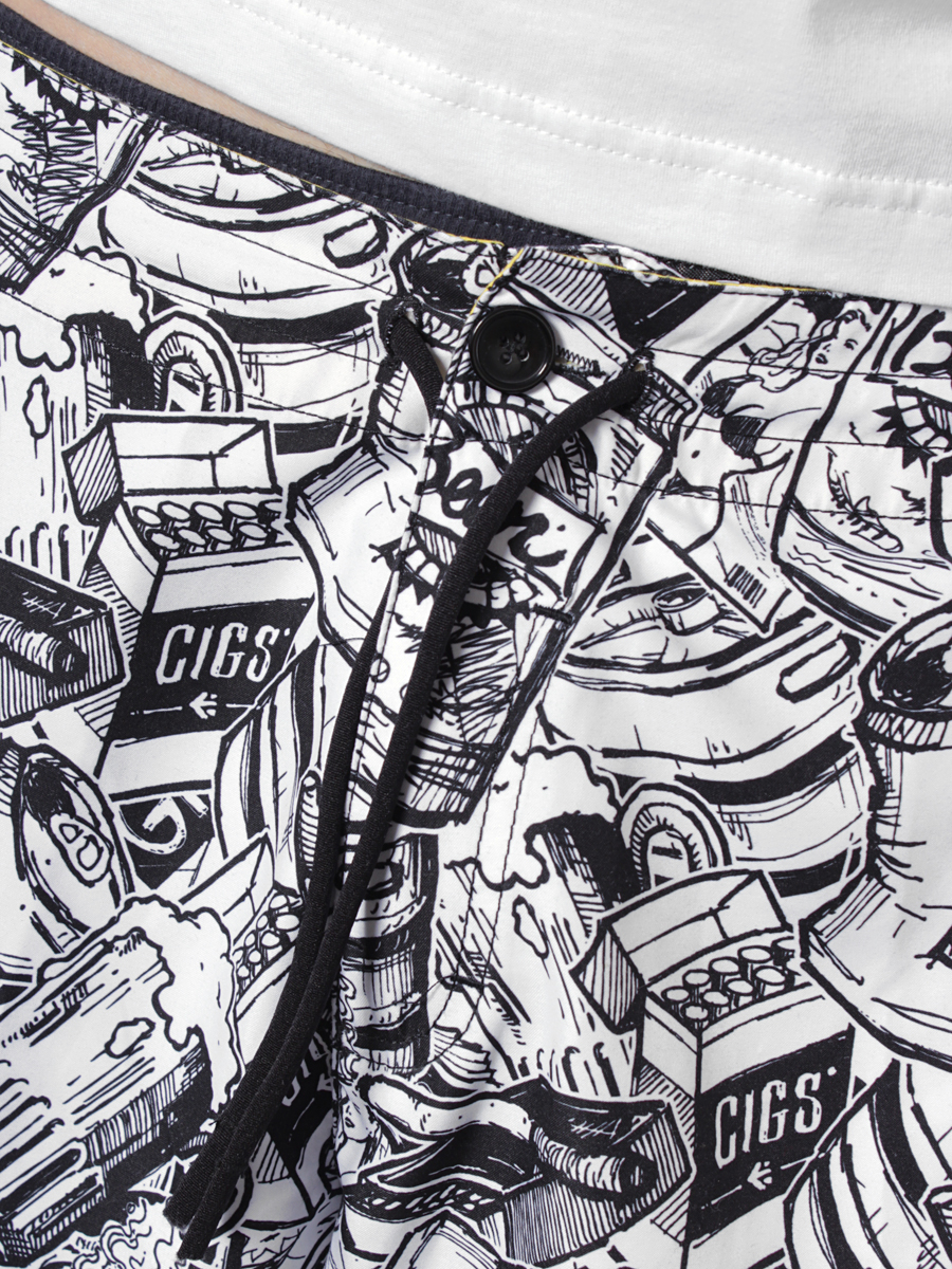 Szorty Etnies Take Warning Boardie (white)