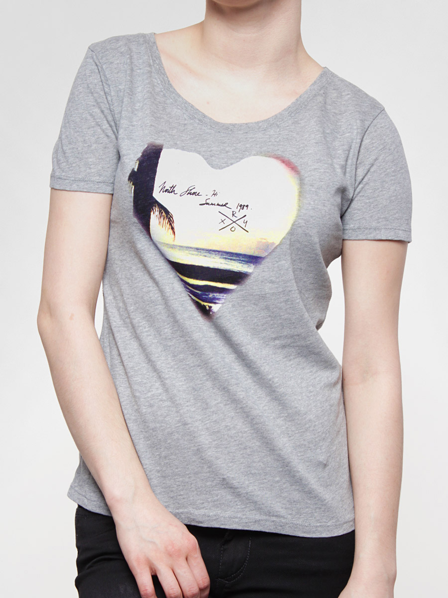 T-shirt Roxy Xmwje843 North Shore Wmn (heat grey)
