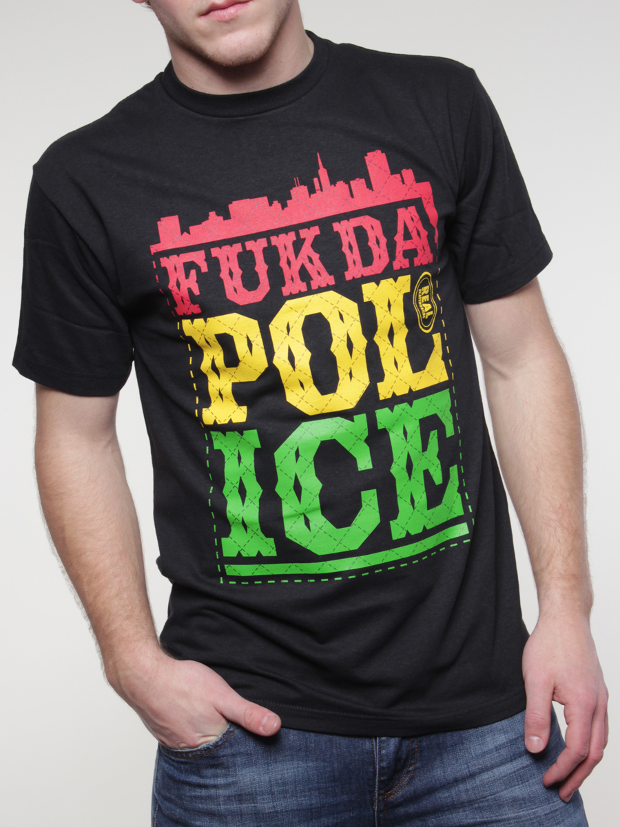 T-Shirt Real F**Da Popo (black)