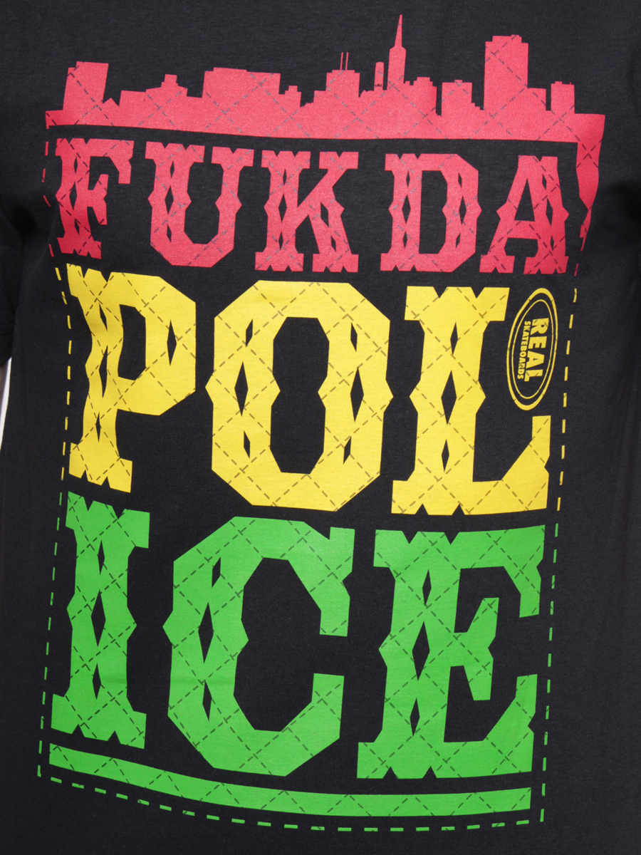 T-Shirt Real F**Da Popo (black)