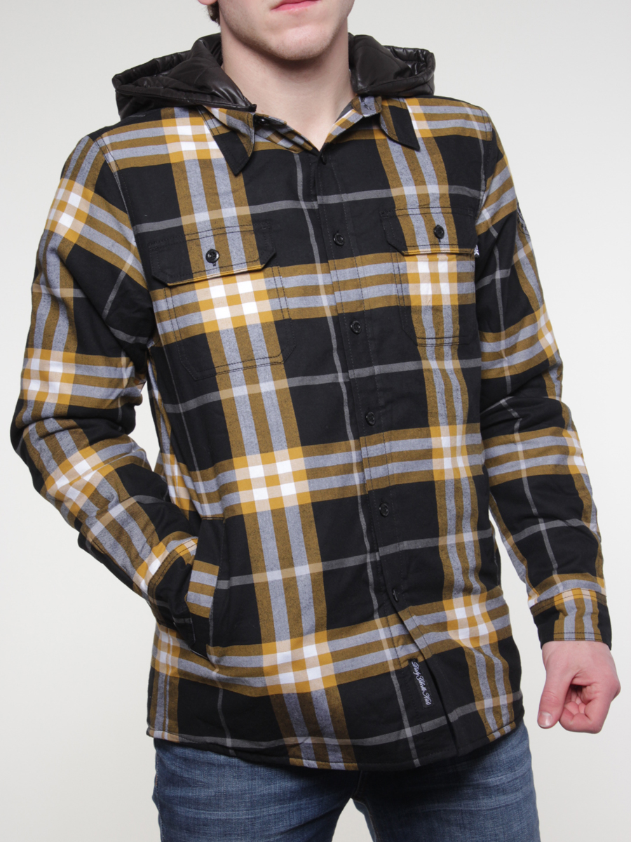 Kurtka DGK Heather Flannel (black)
