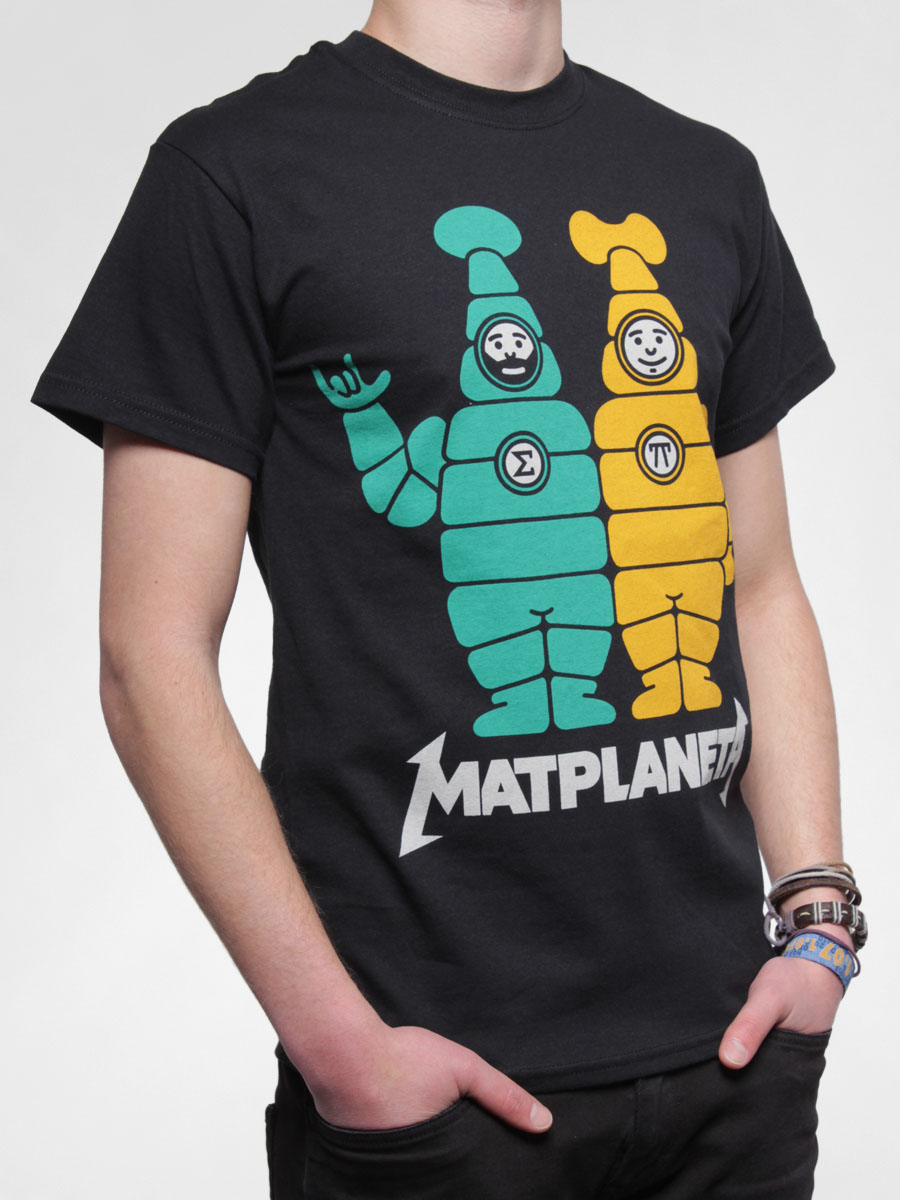 T-Shirt Dziedzic Pruski Matplaneta (blk)
