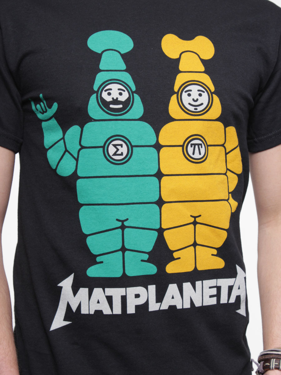 T-Shirt Dziedzic Pruski Matplaneta (blk)