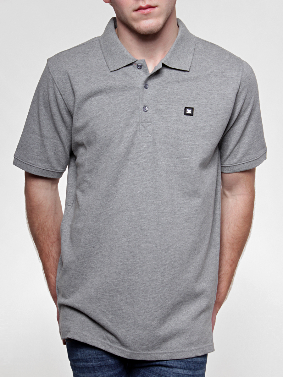 Koszulka polo DC Staple 3 (heather grey)