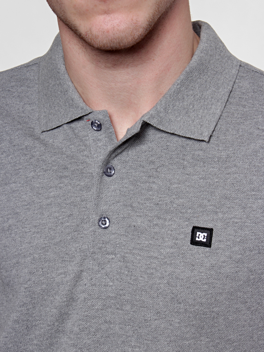 Koszulka polo DC Staple 3 (heather grey)