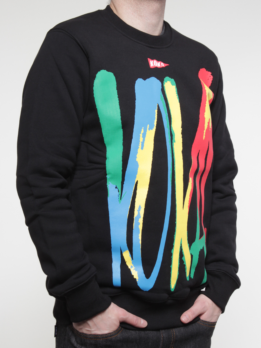 Bluza z kapturem Koka Junkie 3 (czarna)