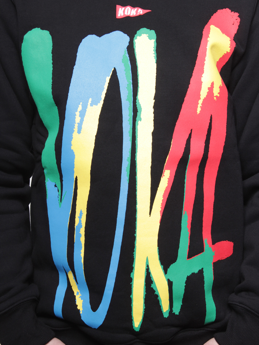 Bluza z kapturem Koka Junkie 3 (czarna)