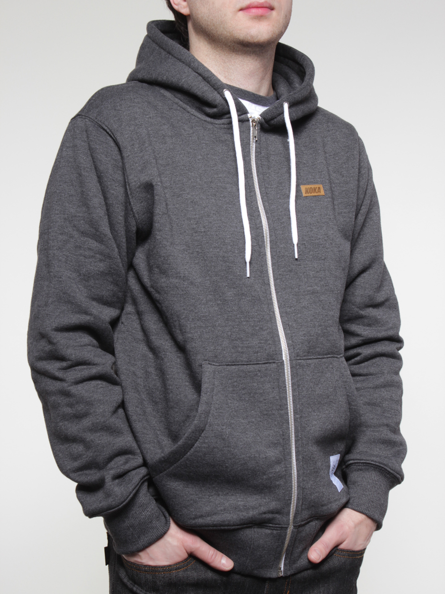 Bluza z kapturem Koka Classic ZHD (c.grafit)