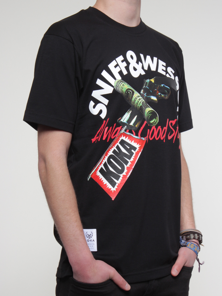 T-Shirt KOKA SNIFF & WESSON (czarny)