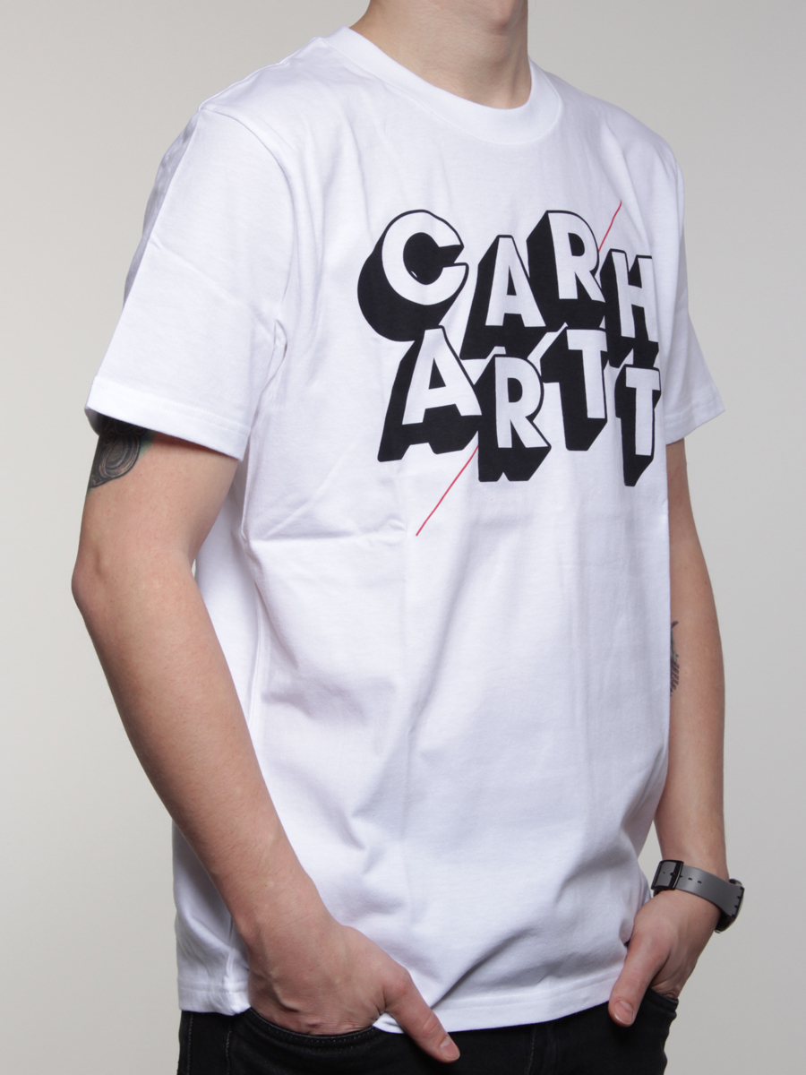 T-Shirt Carhartt Diagonal (white/multicolor) 