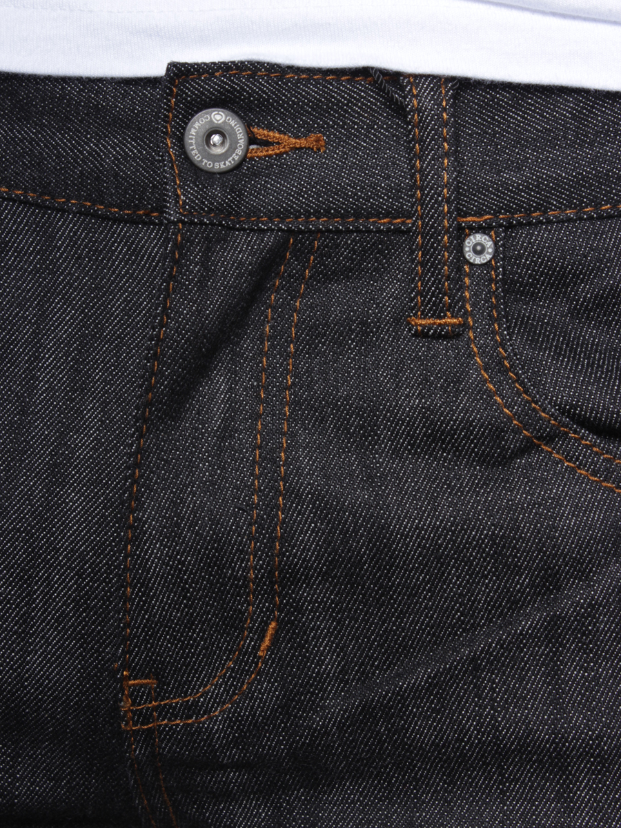Spodnie Circa Staple Slim Denim (black dry rinse)