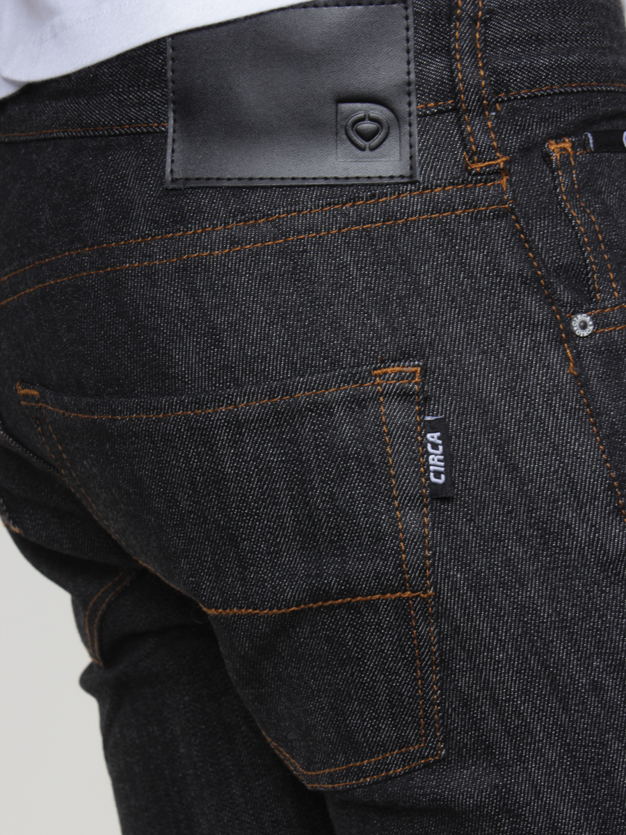 Spodnie Circa Staple Slim Denim (black dry rinse)