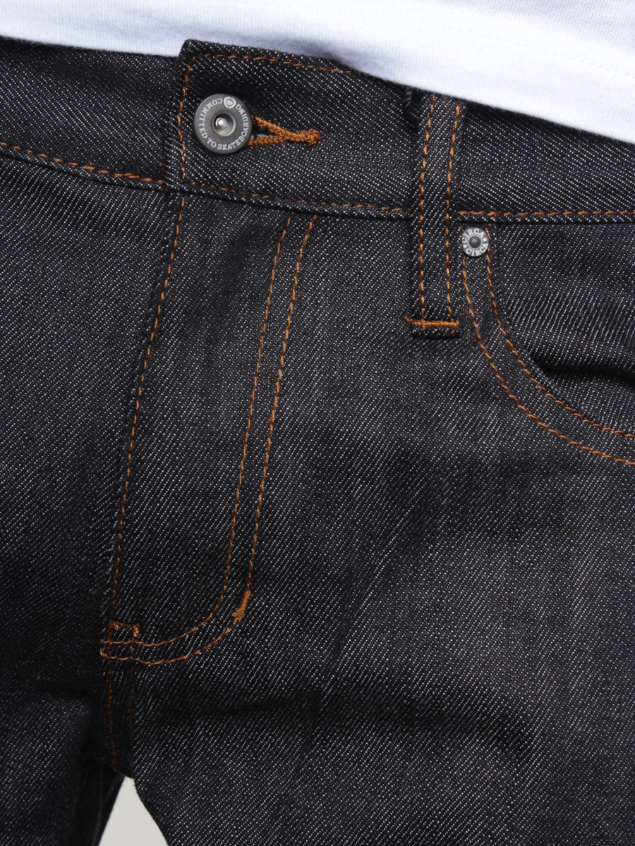 Spodnie Circa Staple Straight Denim (black dry rinse)