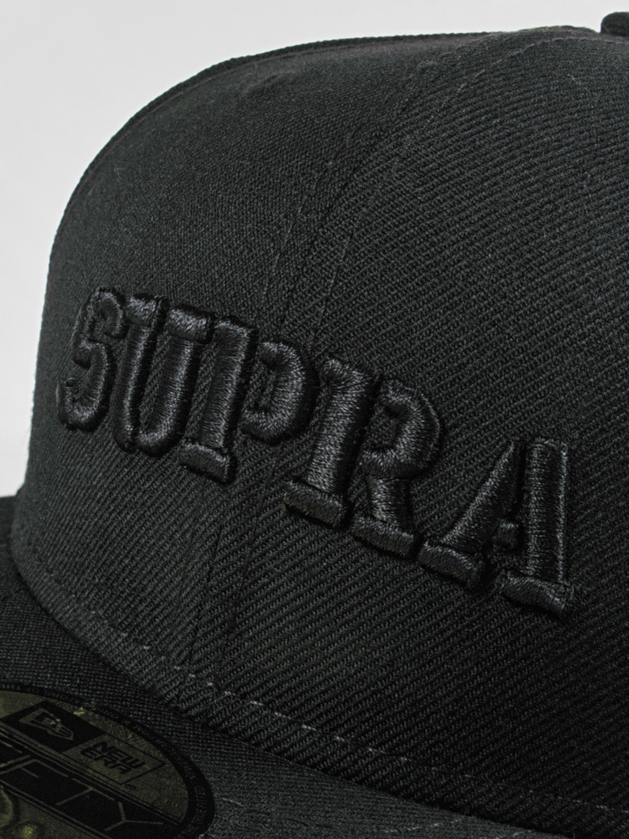 Czapka z daszkiem Supra Era (black/black/black)