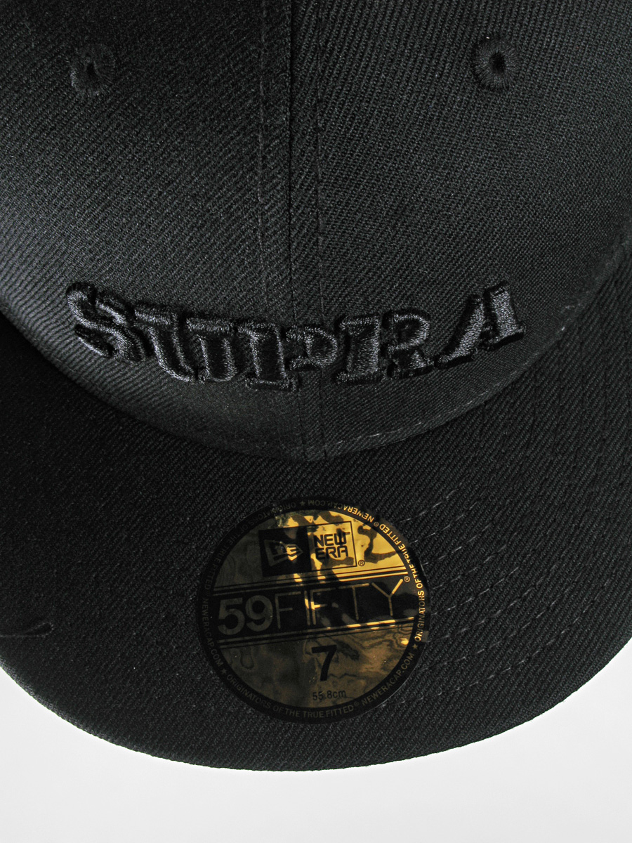 Czapka z daszkiem Supra Era (black/black/black)