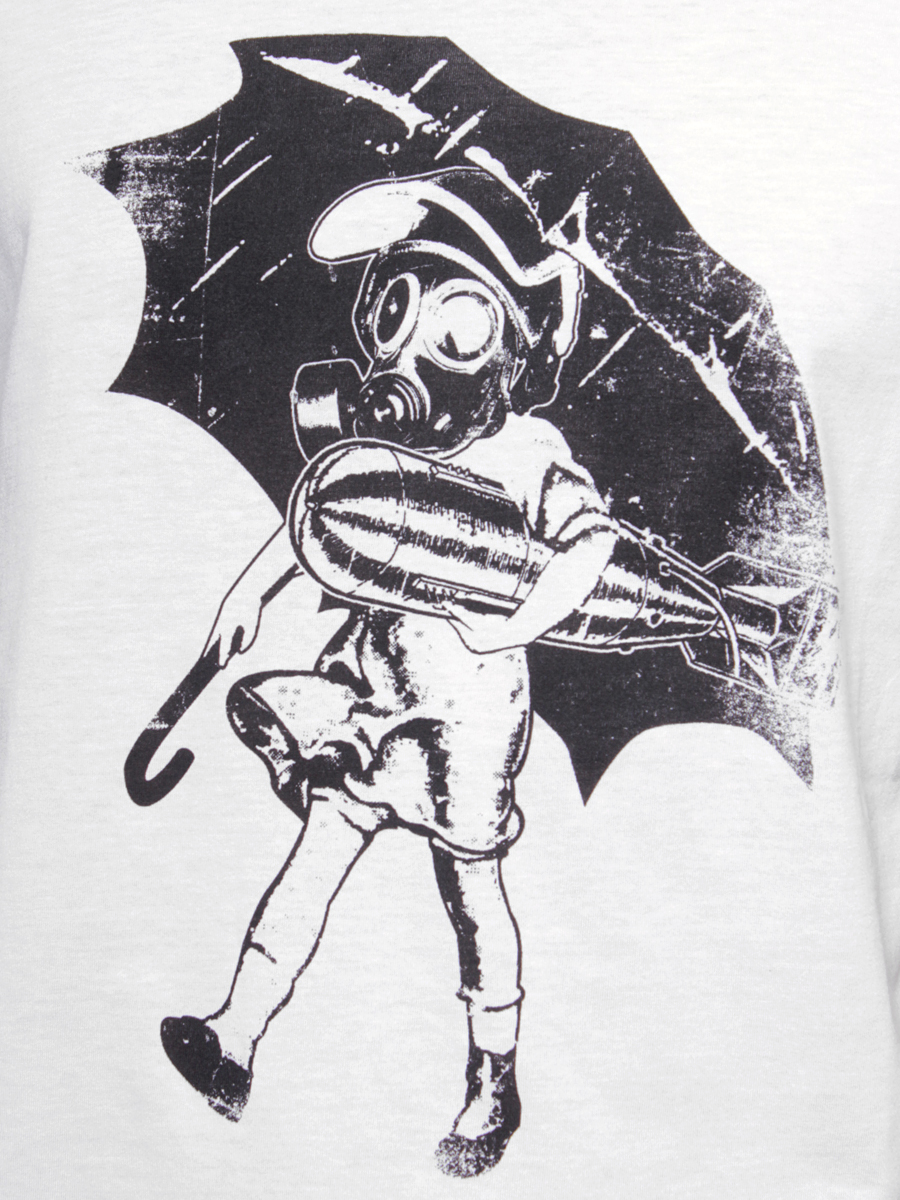 T-shirt Analog Rain Drop Slm (wht)