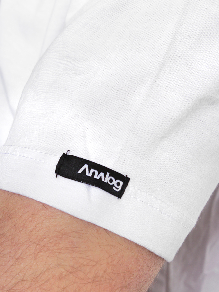 T-shirt Analog Rain Drop Slm (wht)