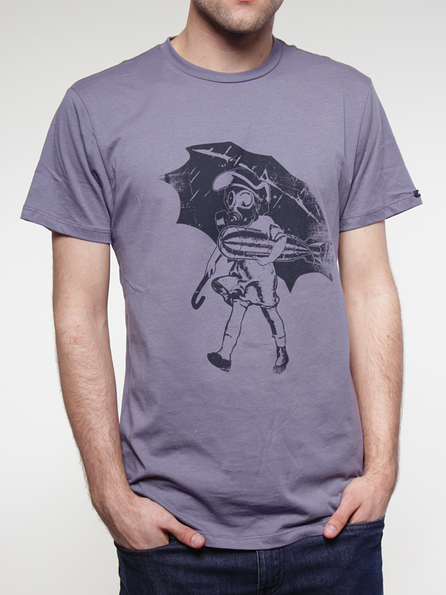 T-shirt Analog Rain Drop Slm (vpurp)