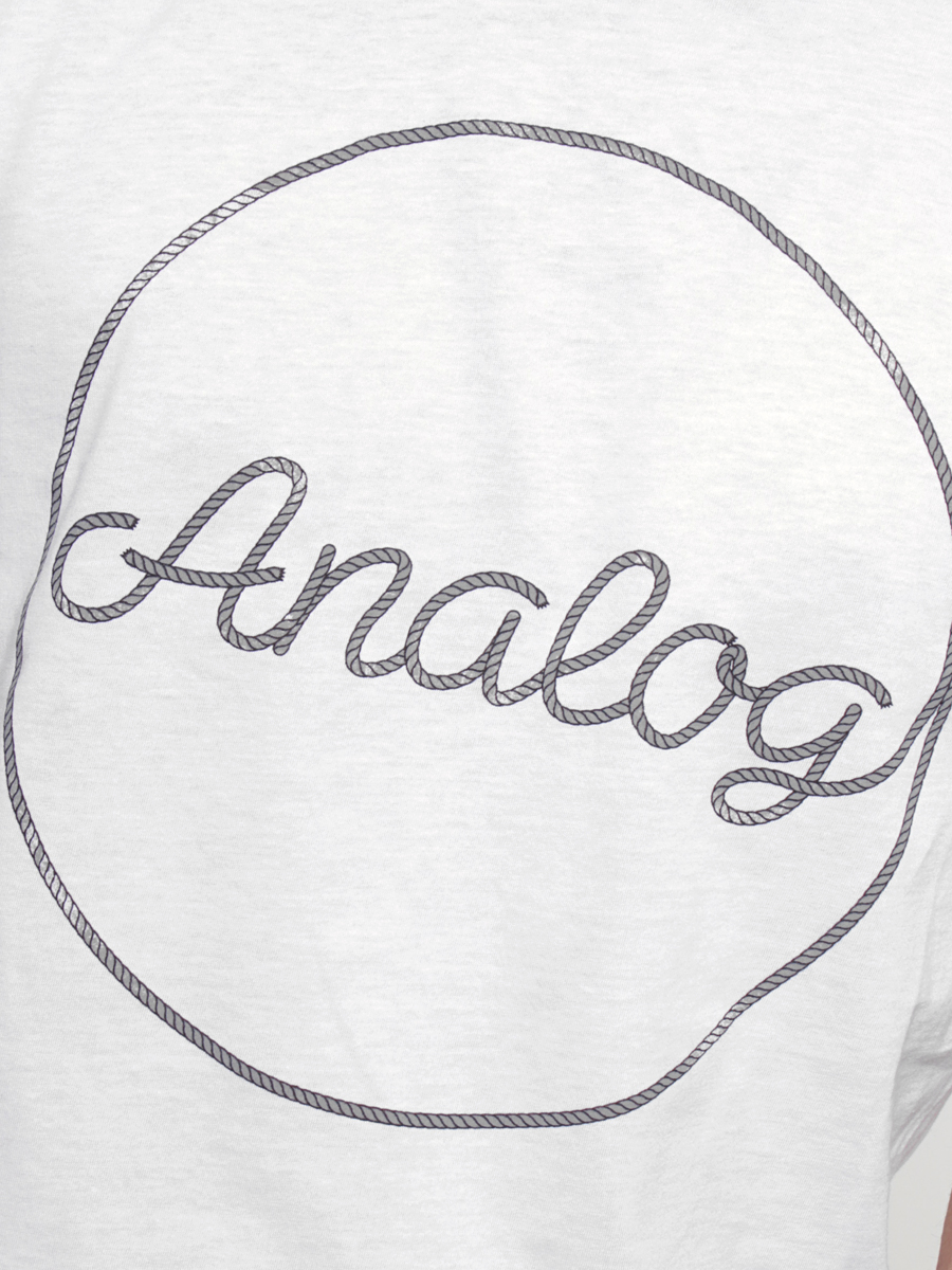 T-shirt Analog Lasso Logo (wht)