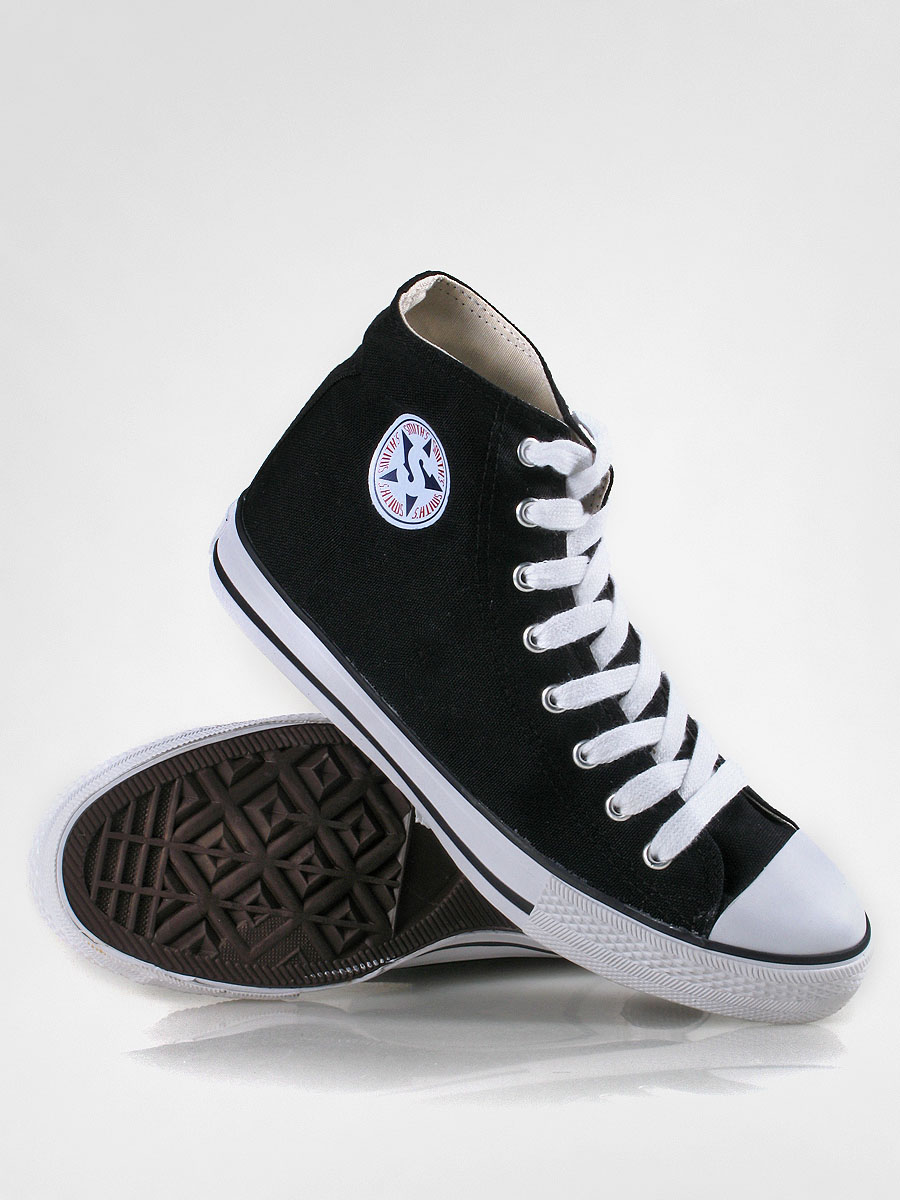 Trampki Smith's Wysokie (black)