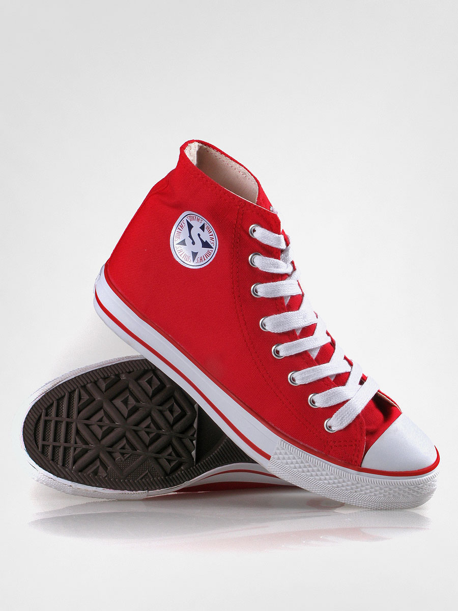 Trampki Smith's Wysokie (red)