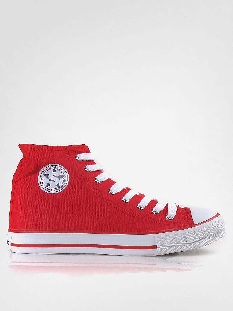 Trampki Smith's Wysokie (red)