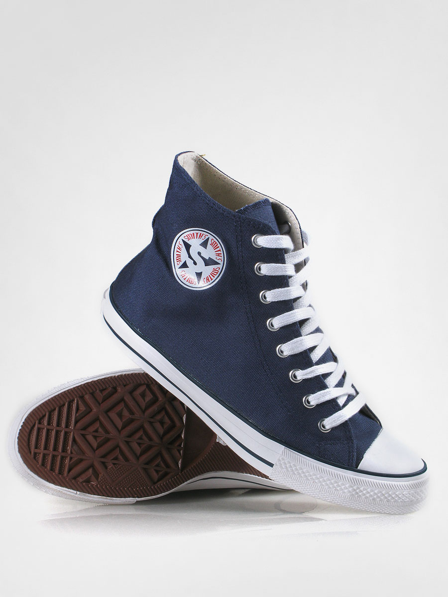 Trampki Smith's Wysokie (navy)