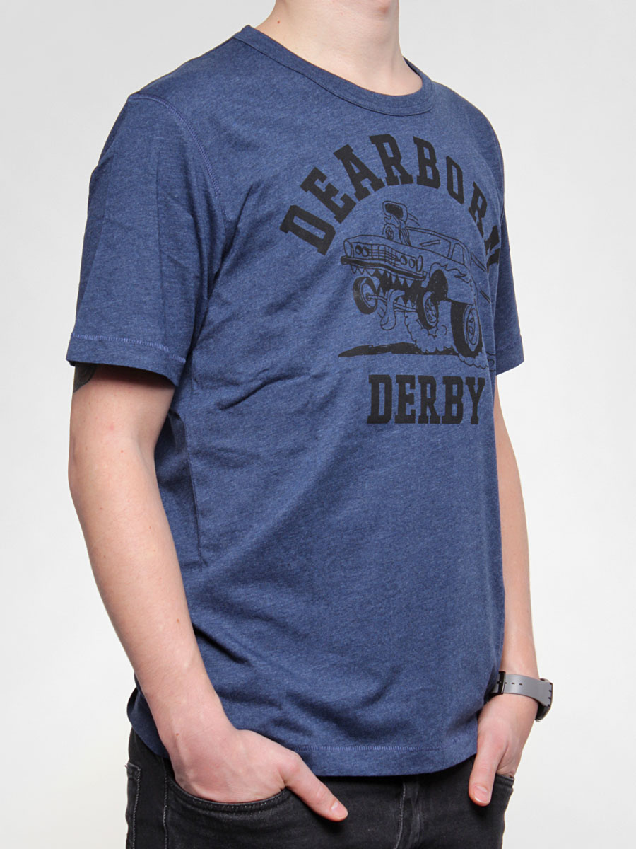 T-Shirt Carhartt Derby (federal heather/black) 