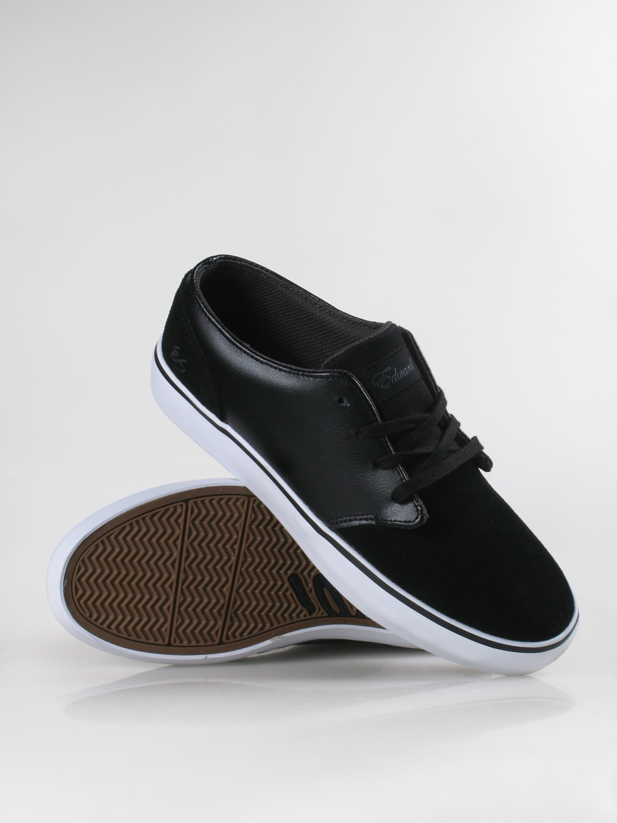 Buty éS Edward (black/white/gum)