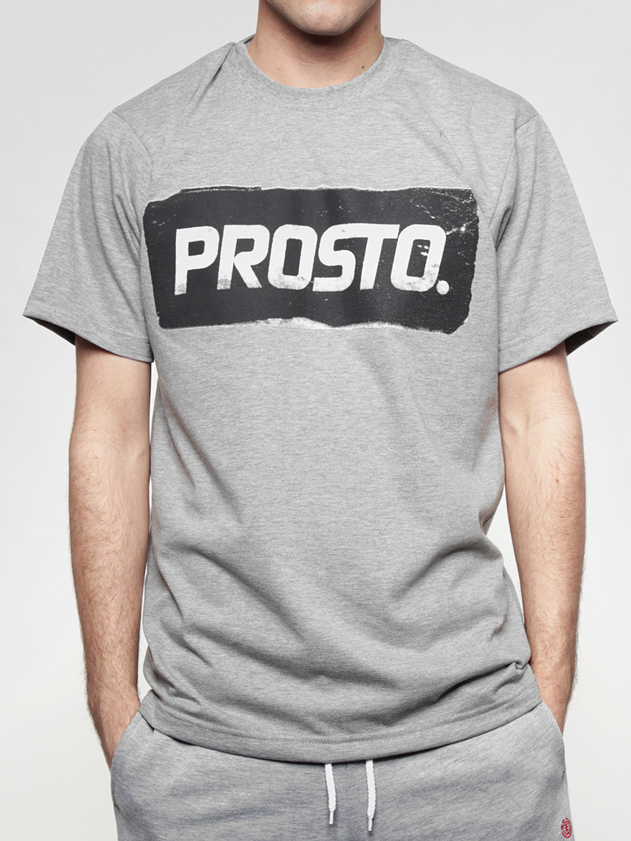 T-Shirt Prosto Sticker Medium Heather (grey)